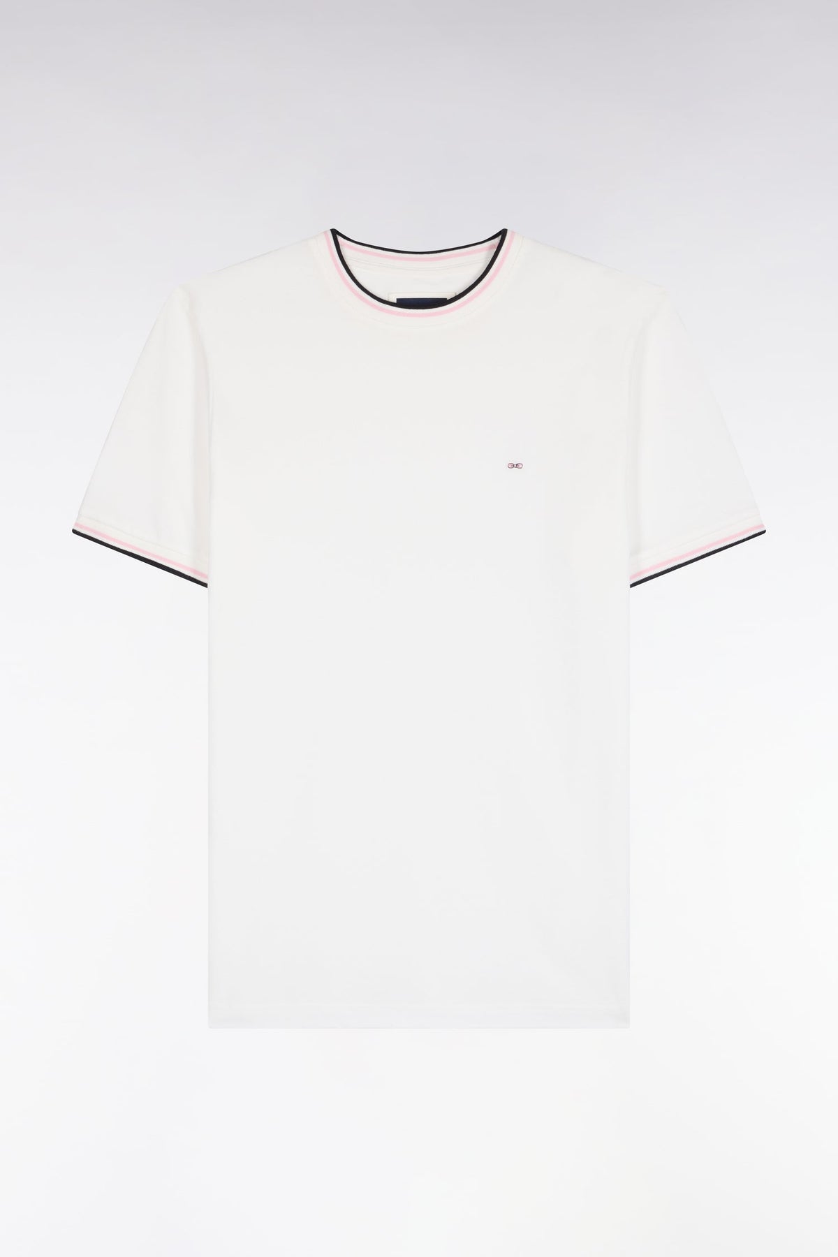 Eden Park Ss T-Shirt Offset - Cream
