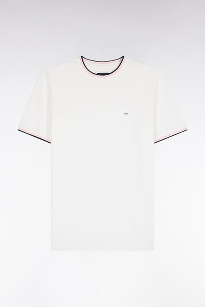 Eden Park Ss T-Shirt Offset - Cream
