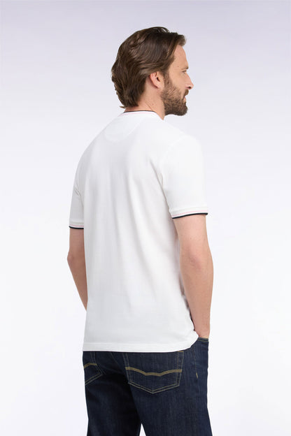 Eden Park Ss T-Shirt Offset - Cream