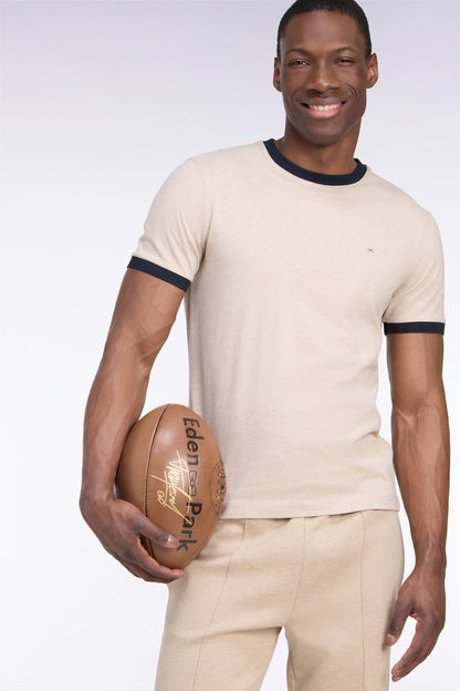 Eden Park Ss T-Shirt Rackham The Pink - Anatolia Marl