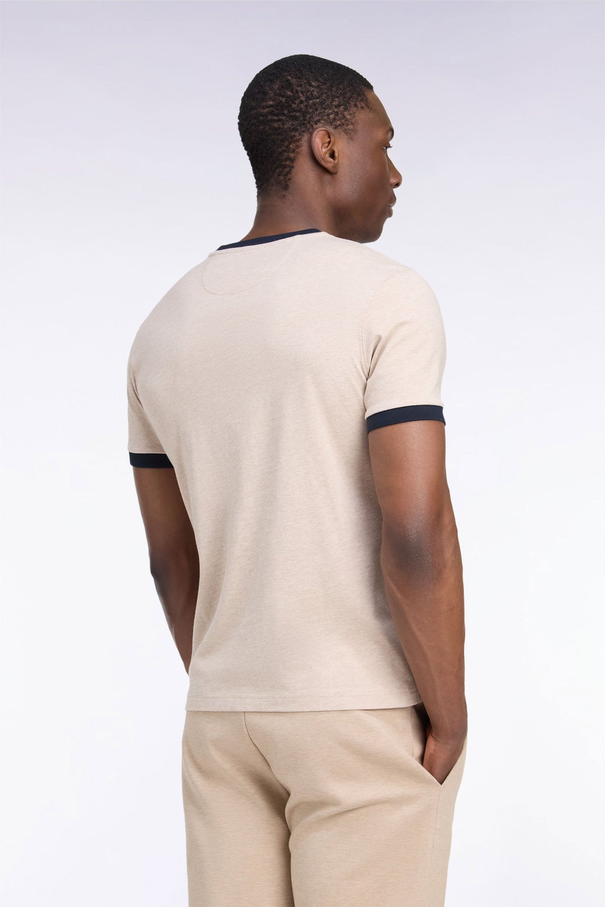 Eden Park Ss T-Shirt Rackham The Pink - Anatolia Marl