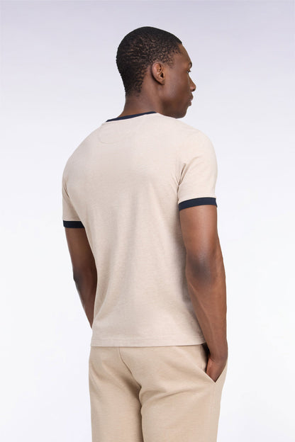 Eden Park Ss T-Shirt Rackham The Pink - Anatolia Marl
