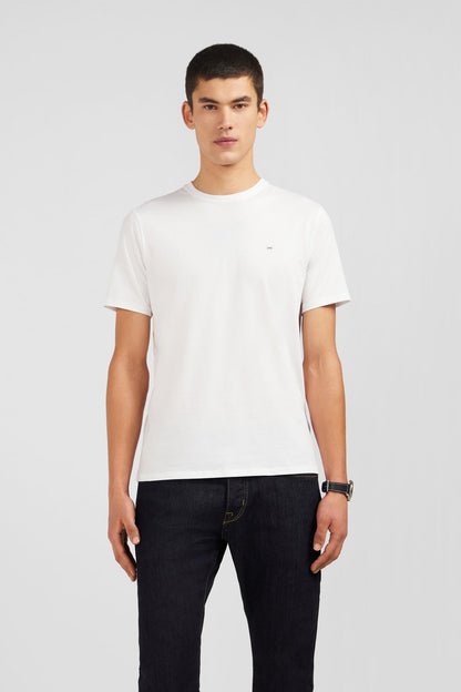 Eden Park Light Pima Cotton Crew Neck White