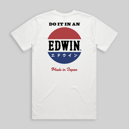 Edwin Short Sleeve Datsun White