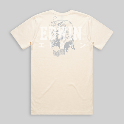 Edwin Short Sleeve Smoking Girl White