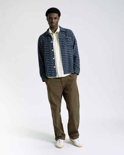 Far Afield Busy Shirt Dobby Architect Blue