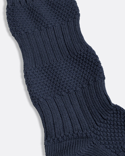 Far Afield Dos Stripe Socks - Navy