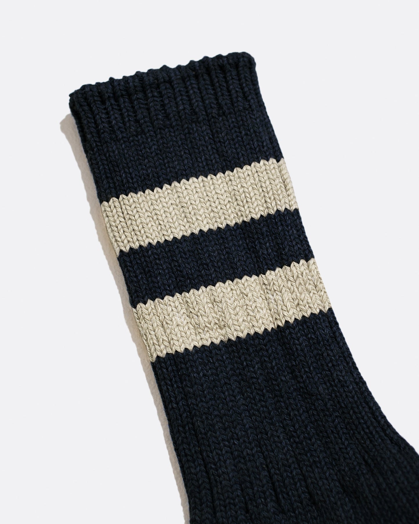 Far Afield Dos Stripe Socks Navy