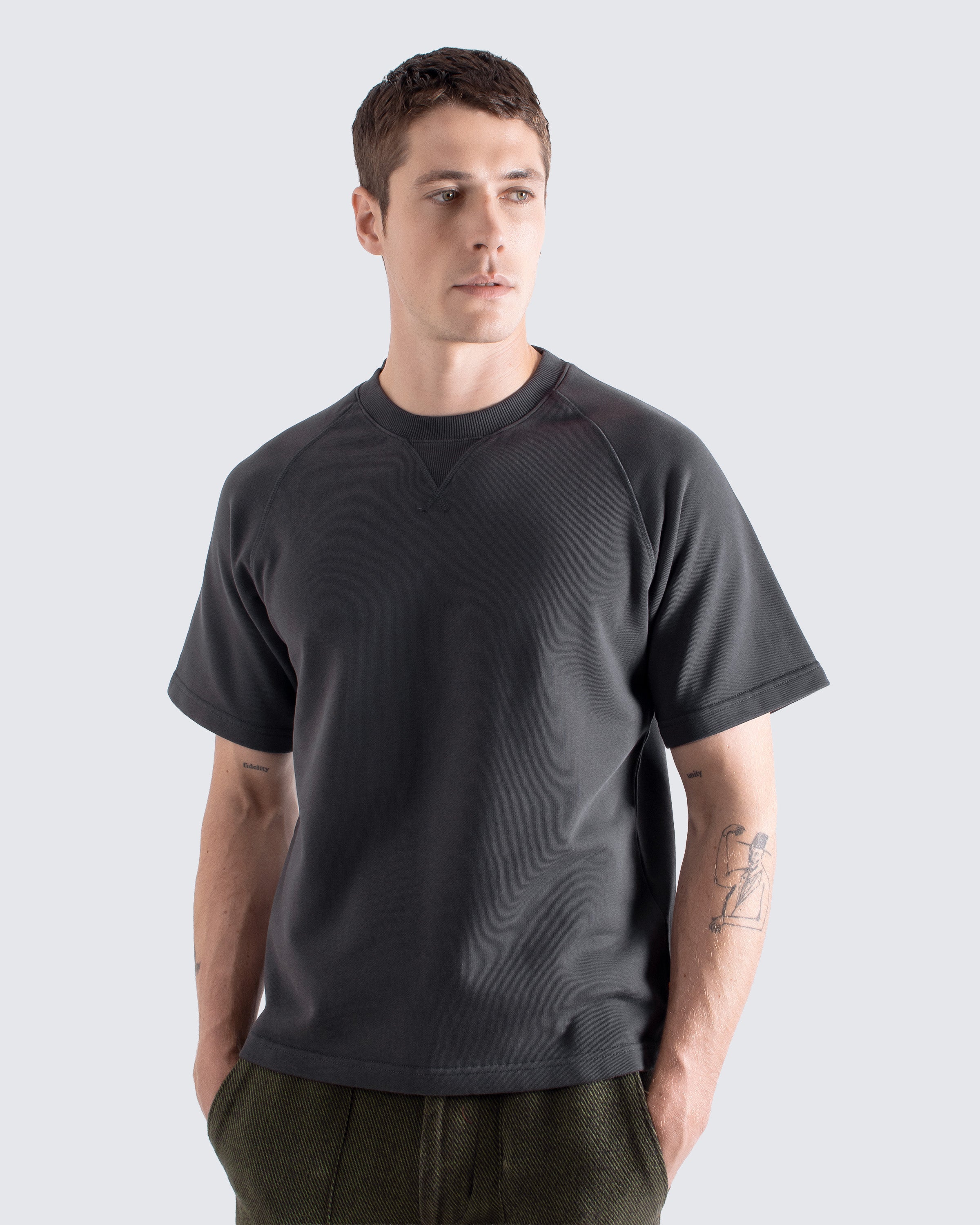 Afield Far Afield Edmund T-Shirt Grey – Drift Clothing