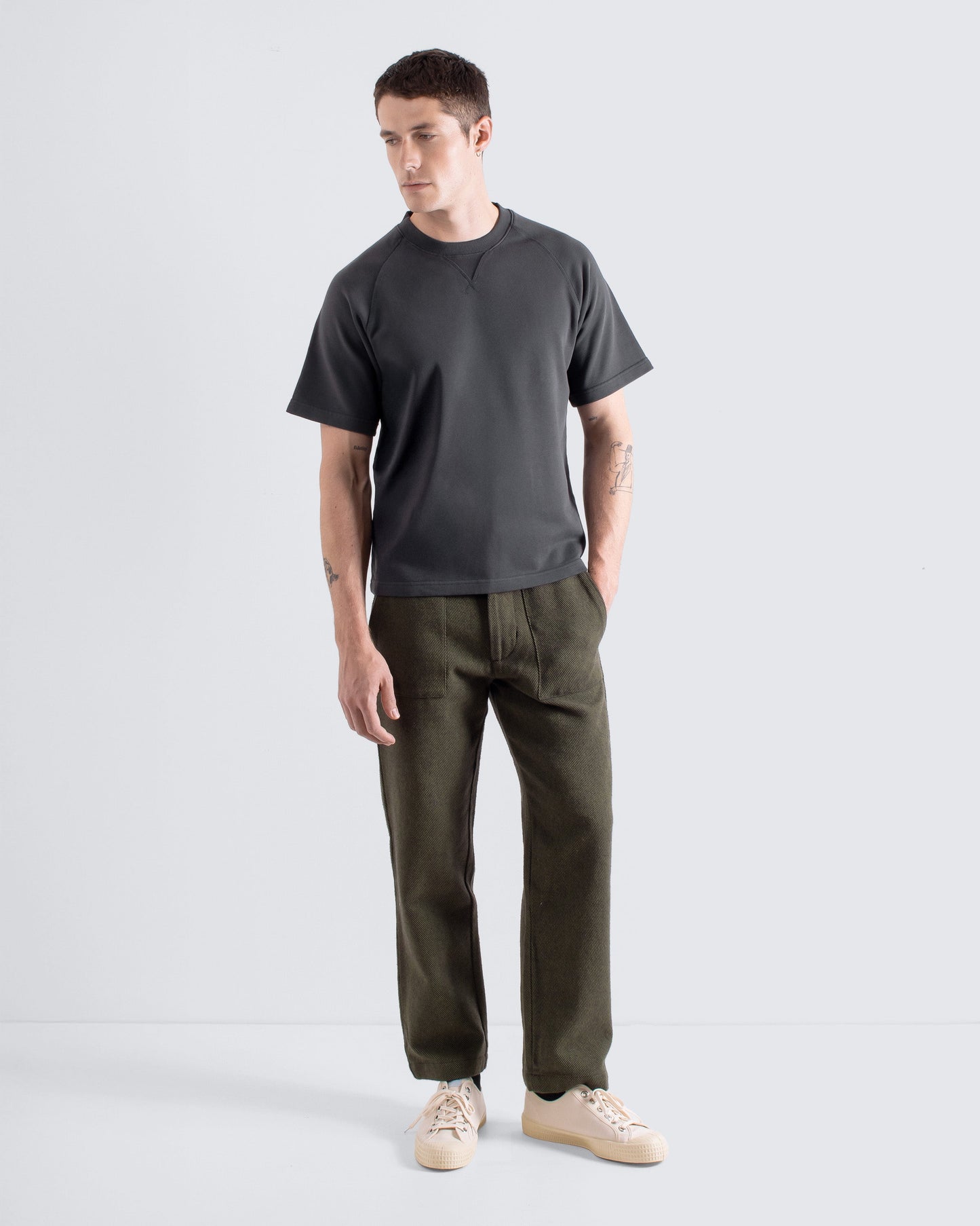 Far Afield Edmund T-Shirt Grey