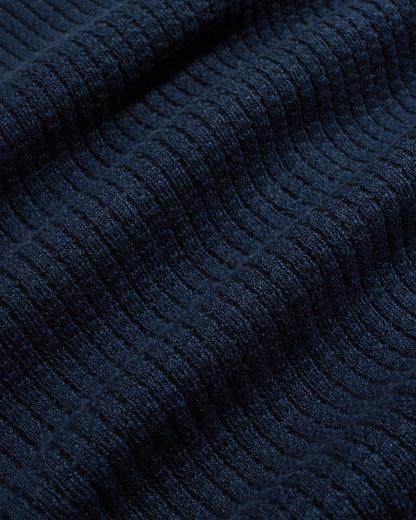 Far Afield Ltd Heitor Knitted Shirt - Navy
