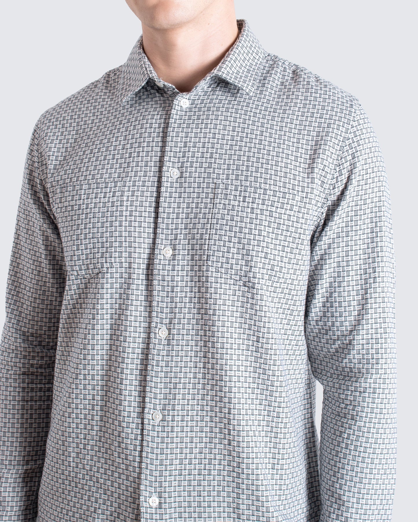 Far Afield Two Pocket Shirt White