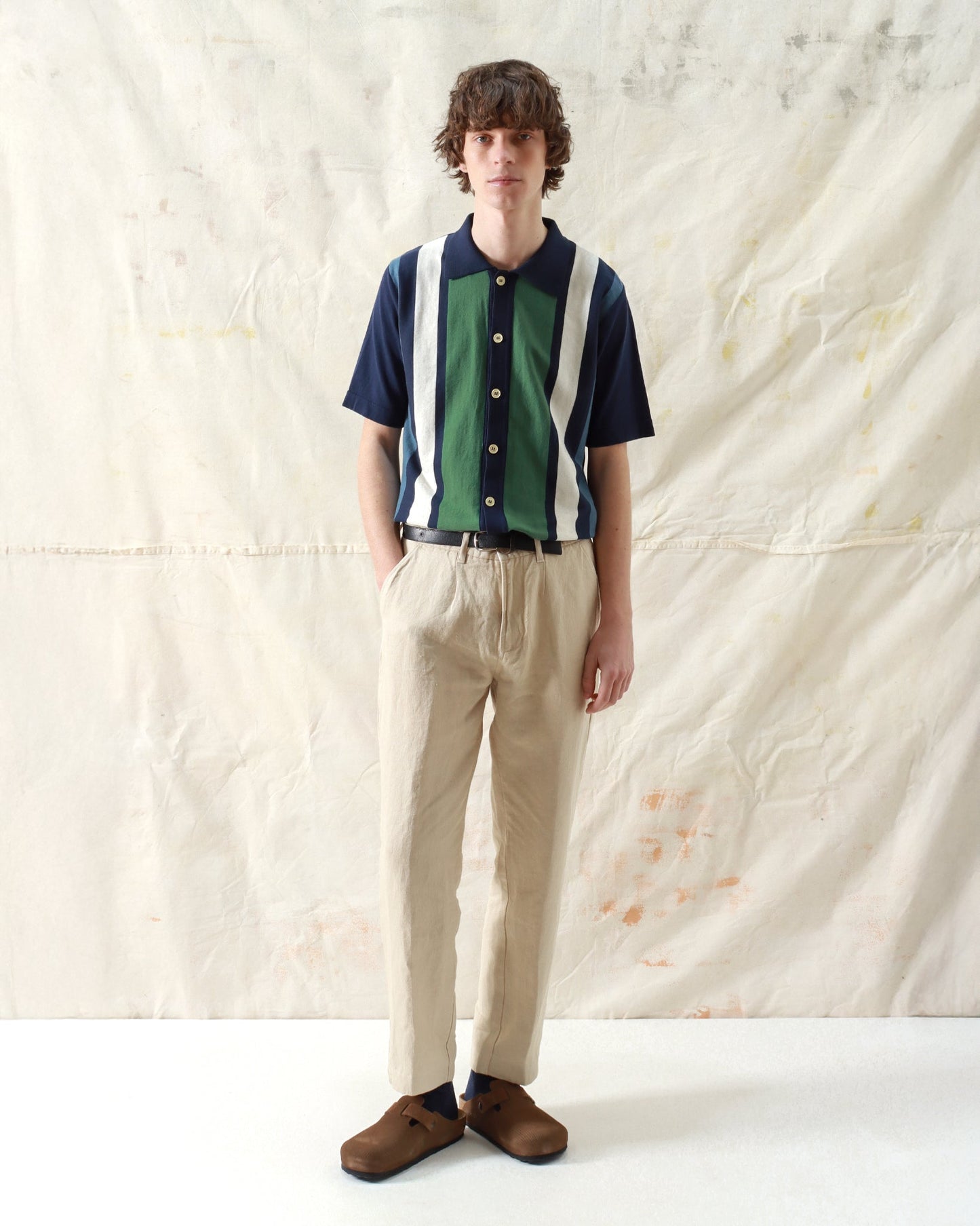 Far Afield Velzy Cardigan Neto Stripe Navy Iris