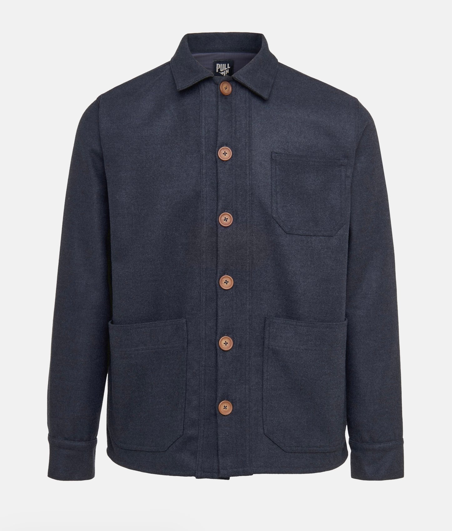 Pull-in Wool Worker Dark Grey Jacket