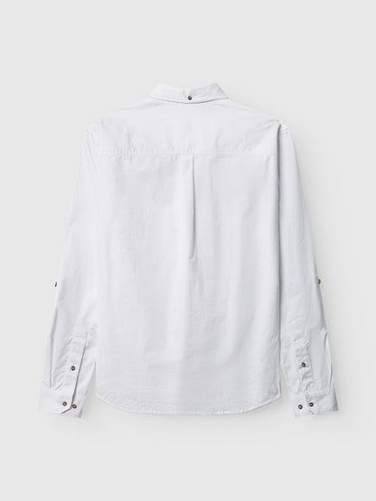 Gabba Bent Regular Ox Long Sleeve White