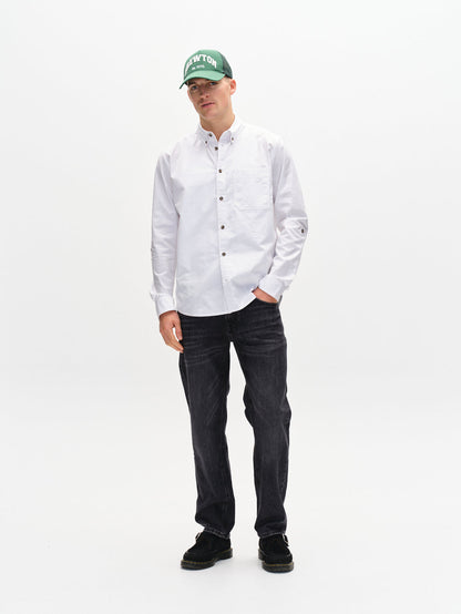 Gabba Bent Regular Ox Long Sleeve White