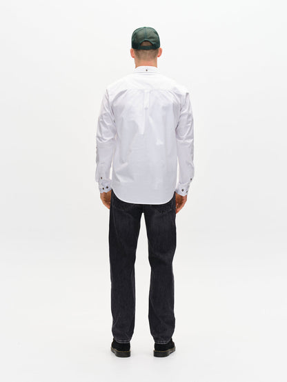 Gabba Bent Regular Ox Long Sleeve White
