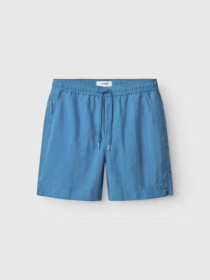 Gabba Jackson Plain Swim Shorts - Blue Horizon