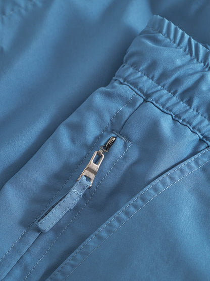 Gabba Jackson Plain Swim Shorts - Blue Horizon