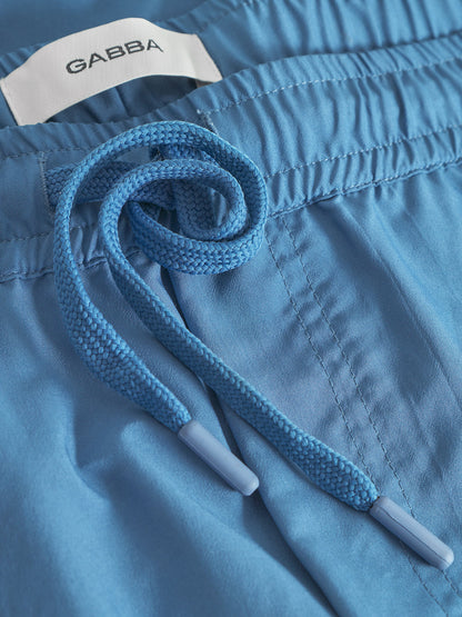 Gabba Jackson Plain Swim Shorts - Blue Horizon