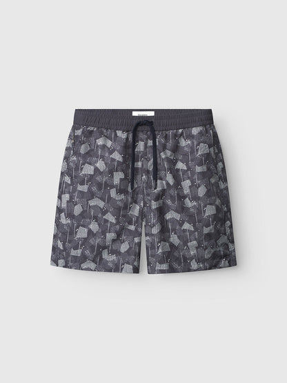 Gabba Jackson Print S Swim Shorts - Blue Pattern