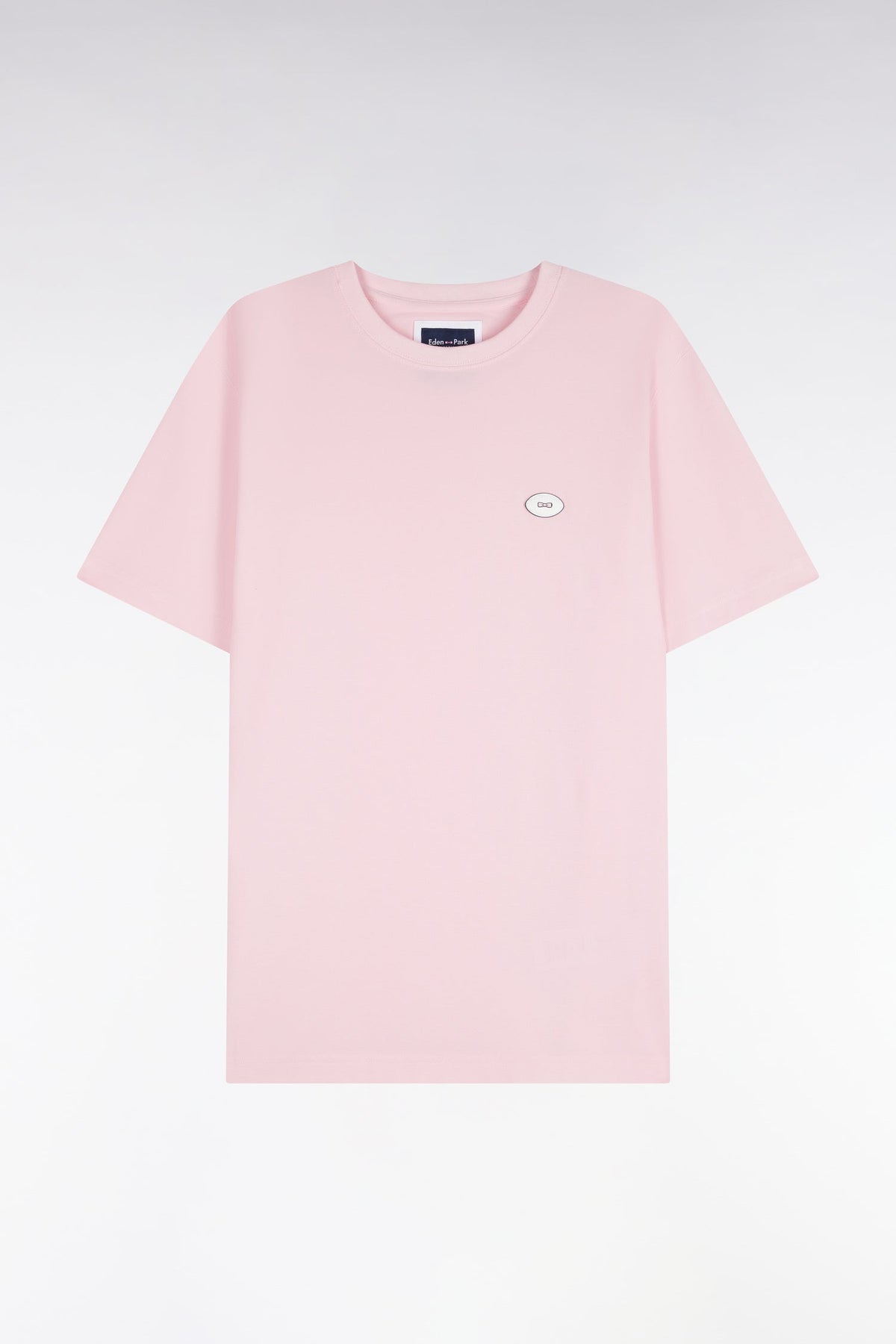 Eden Park Ss Rugby Logo T-Shirt Pink