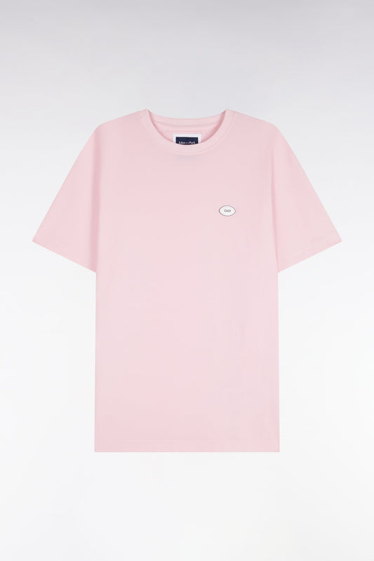 Eden Park Ss Rugby Logo T-Shirt Pink