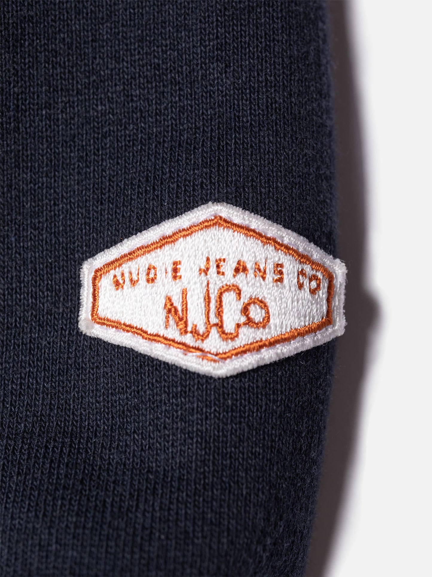Nudie Hasse Crew Neck Sweatshirt Navy