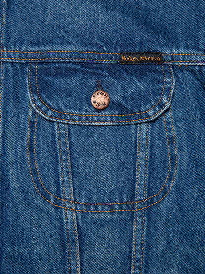 Nudie Danny Greasy Denim Jacket