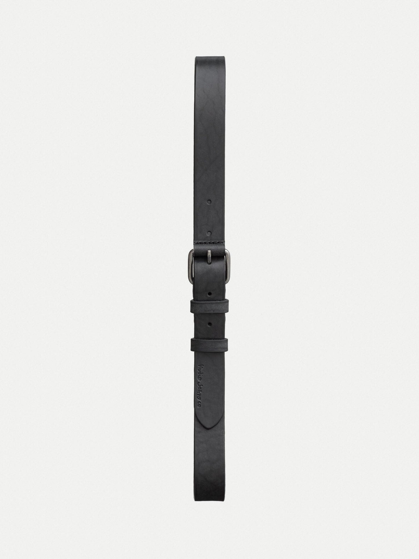 Nudie Dwayne Leather Belt Black