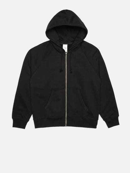 Nudie Gunde Logo Zip Hoodie Black