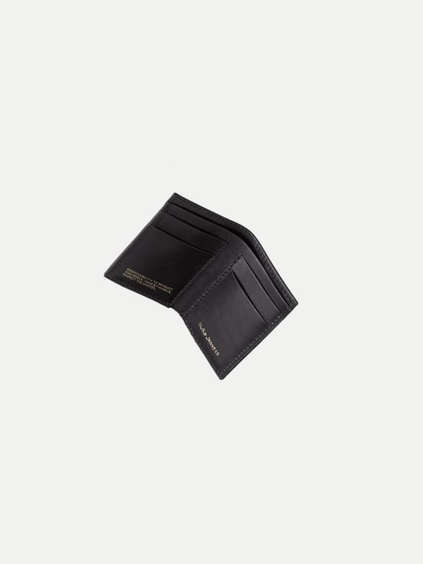 Nudie Hagdahl Wallet New Logo Black
