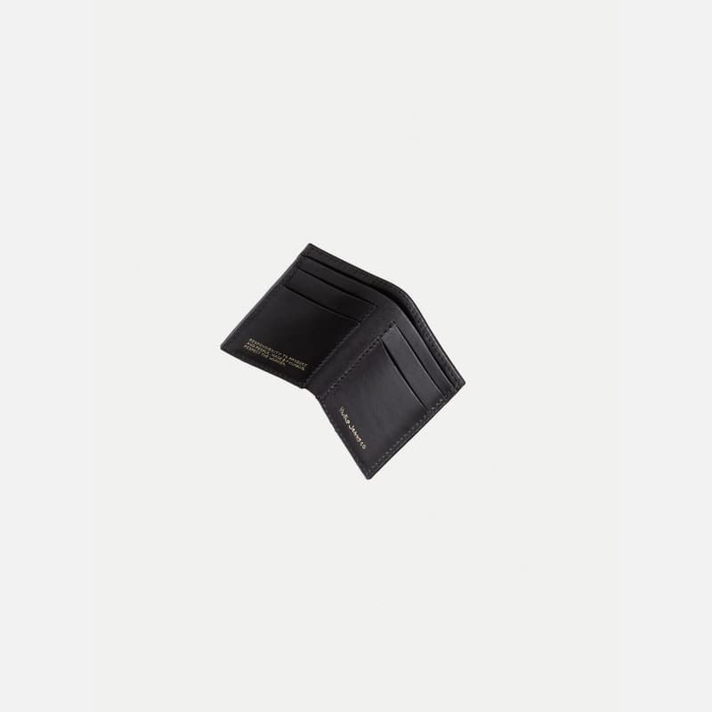 Nudie Hagdahl Wallet New Logo Black