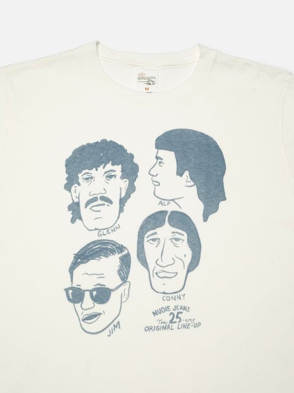 Nudie Roy Fab Four Chalk