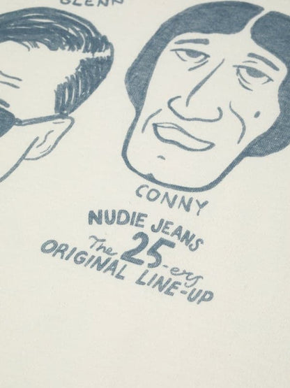 Nudie Roy Fab Four Chalk