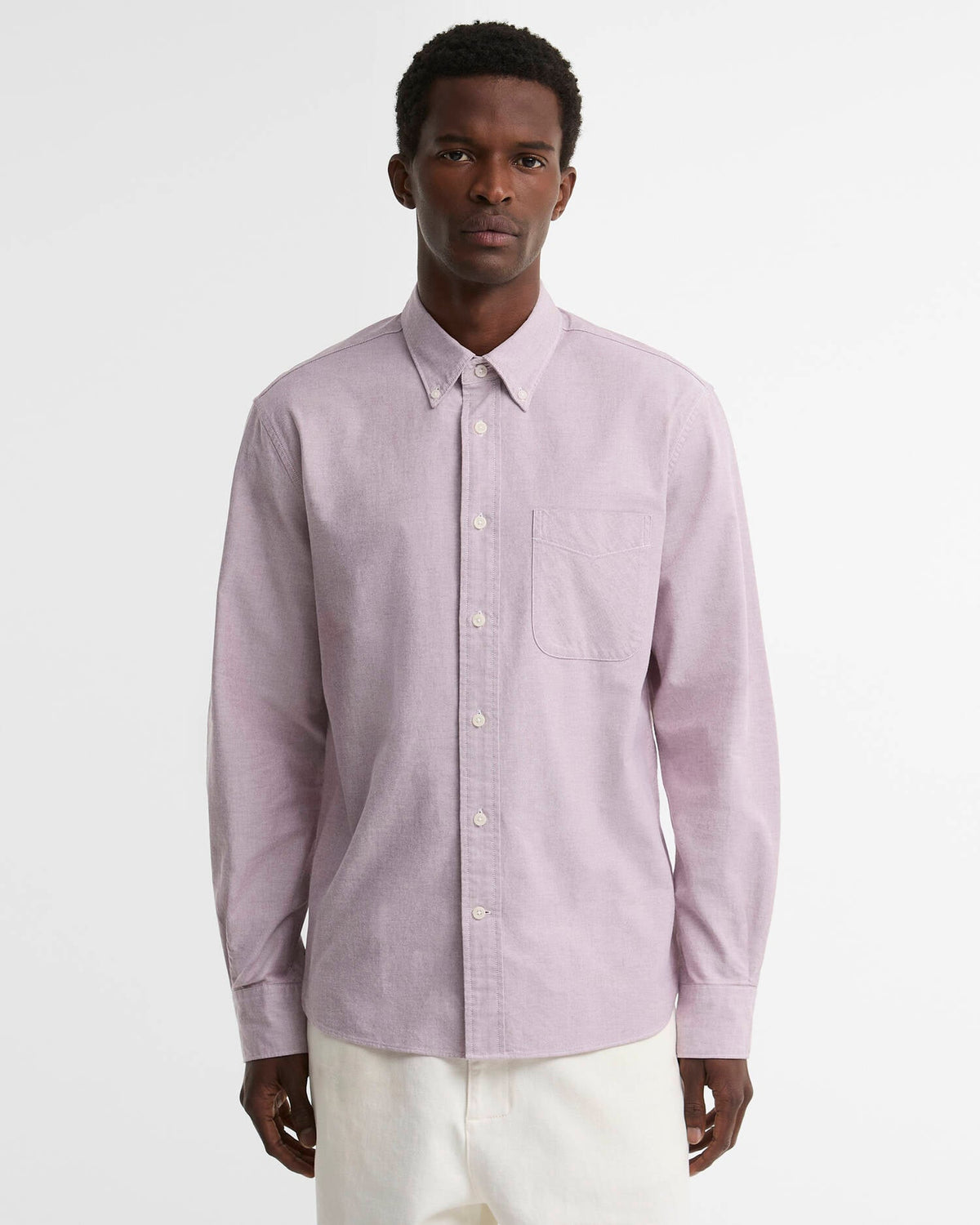 Barbour Authentic Oxford Shirt - Dk Red