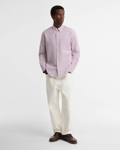 Barbour Authentic Oxford Shirt - Dk Red