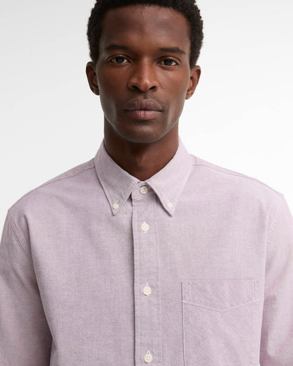 Barbour Authentic Oxford Shirt - Dk Red
