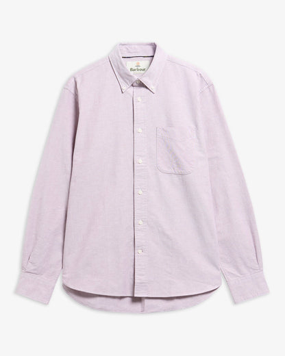 Barbour Authentic Oxford Shirt - Dk Red
