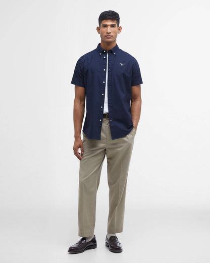 Barbour Oxtown Ss Tailored Shirt - Navy
