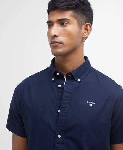 Barbour Oxtown Ss Tailored Shirt - Navy