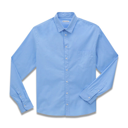 Easy Mondays Poplin Button up FW24 Washed blue