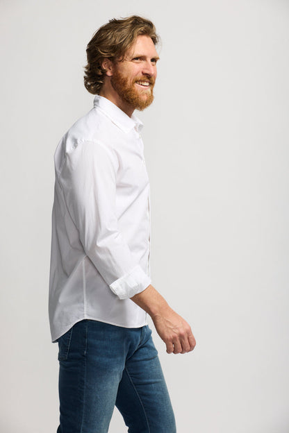 Easy Mondays Poplin Button up White FW24