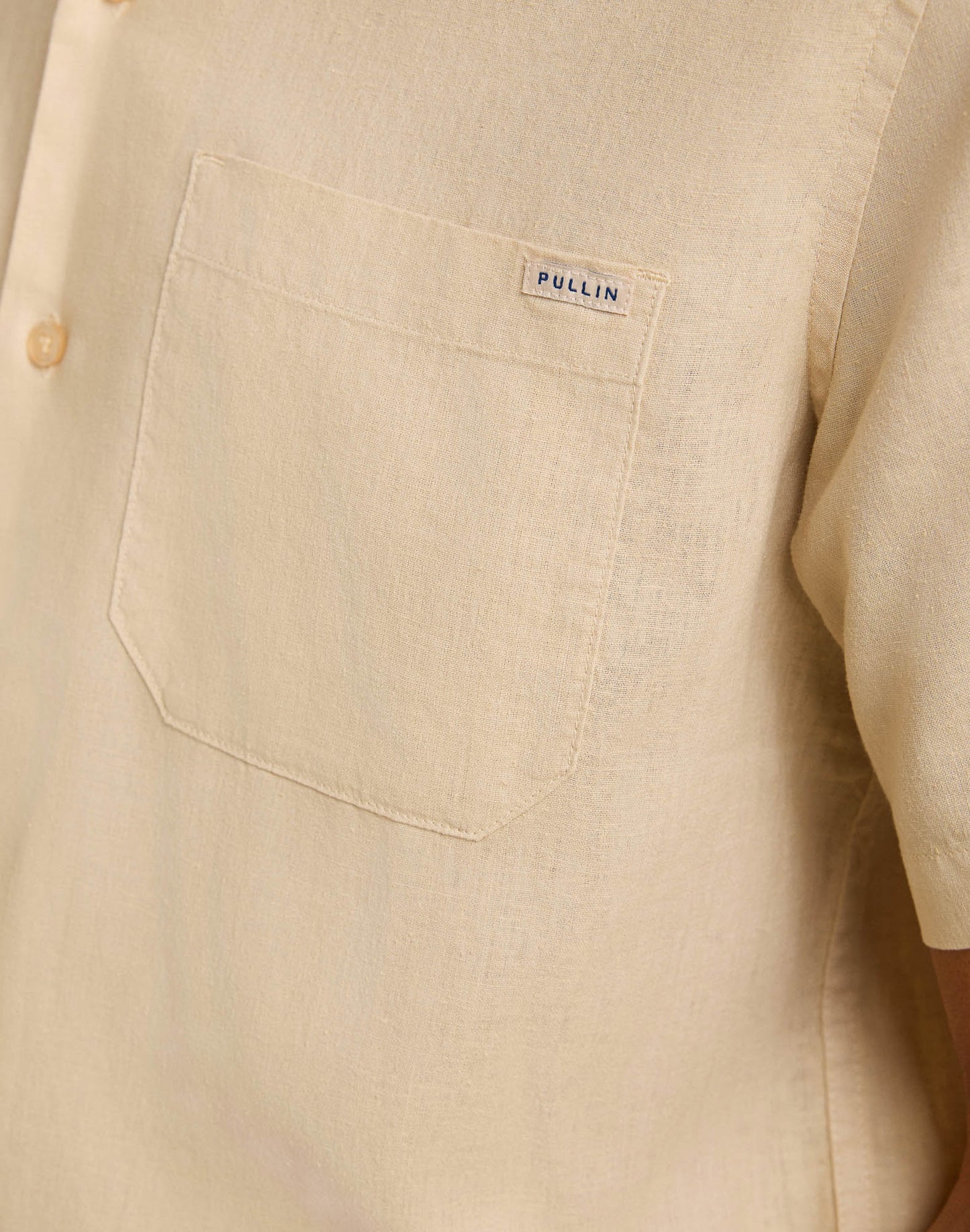 Pull-in Chemise Hemp Biscotti Shirt