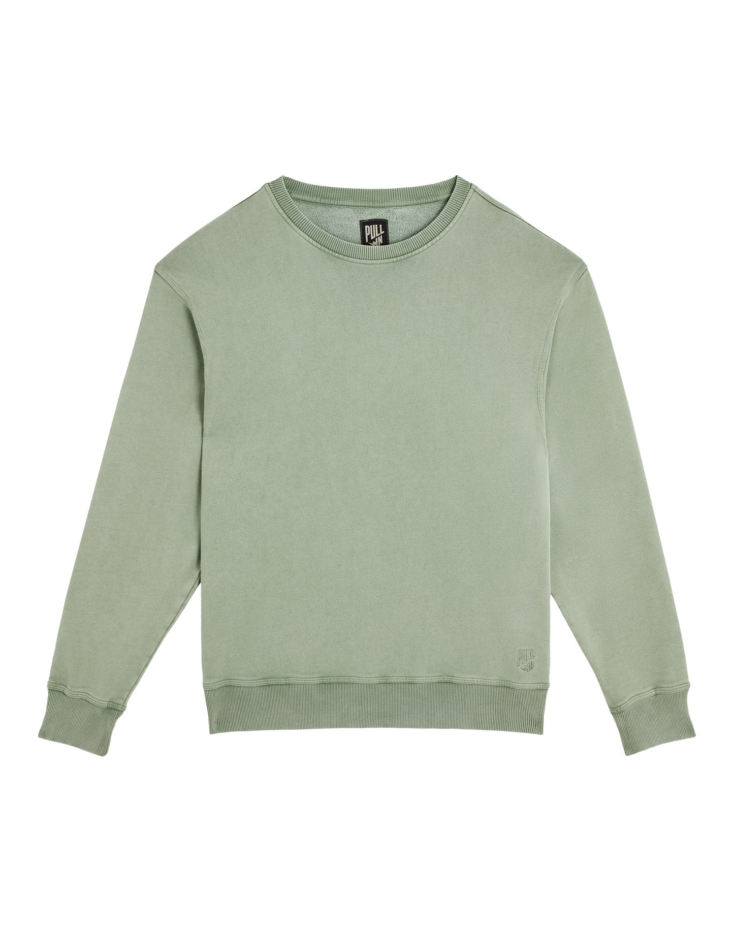 Pull-in Crew Neck Plain Bronze