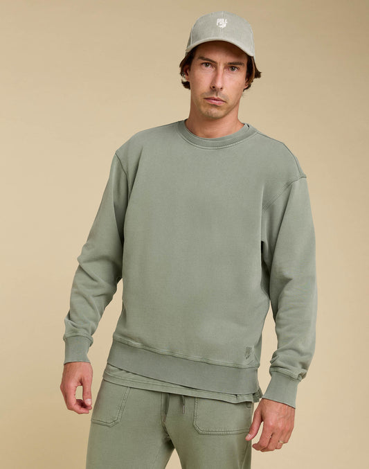 Pull-in Crew Neck Plain Bronze