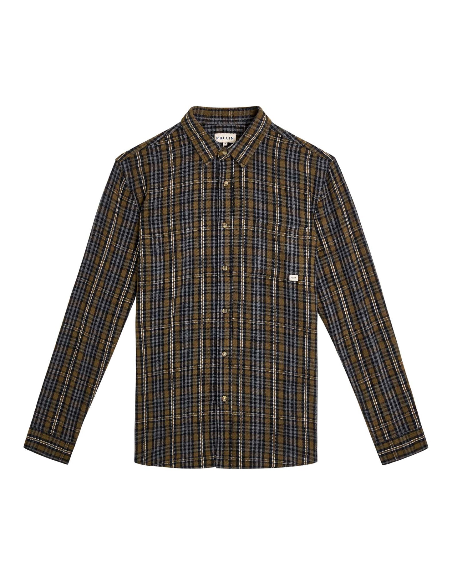 Pull-in Chemise Green Blue Shirt