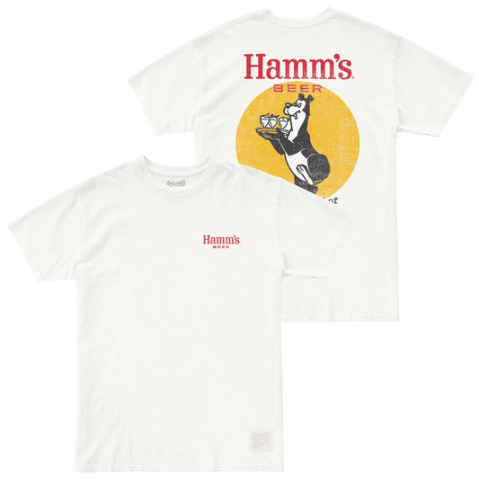 Retro Brand Hamm's Beer Vintage White Tee
