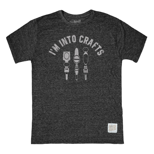 Retro Brand I'm Into Crafts Black Tee