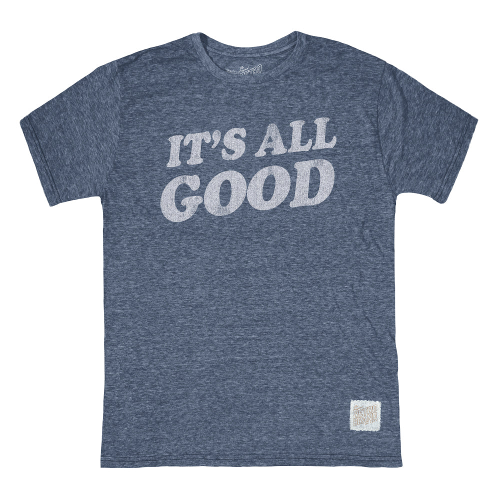 Retro Brand Its All Good Streaky Navy Tee